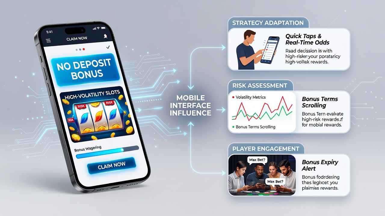 Statistikvisning af bonusudnyttelse i mobil casino app med høj-volatilitets spil